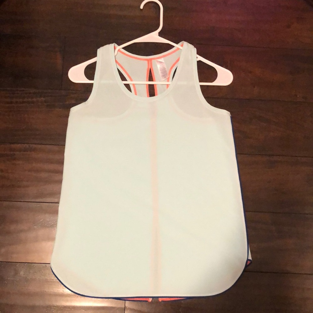 Light blue Ivivva keyhole tank top